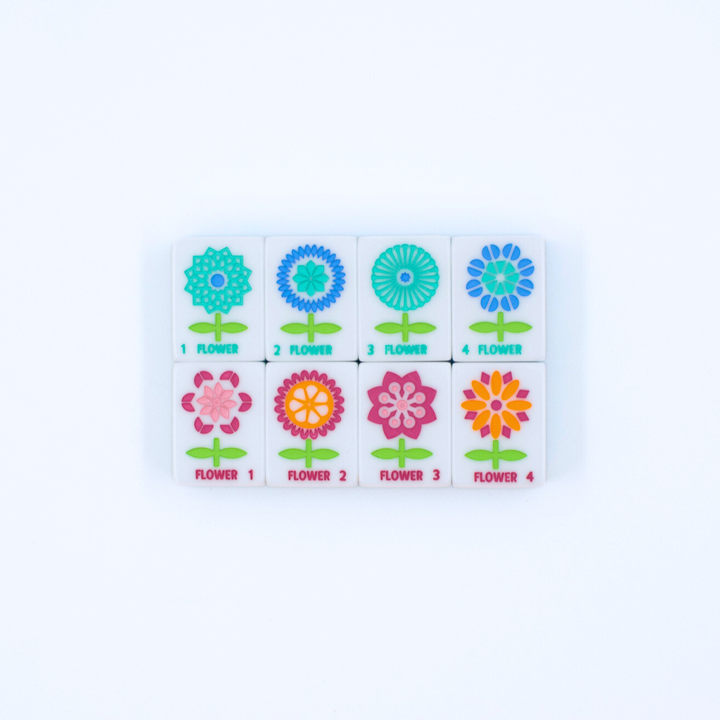 Crystal Prism Pink | Mahjong with Bold Angles and Vibrant Vibes | 1.25" x 0.9" x 0.7"